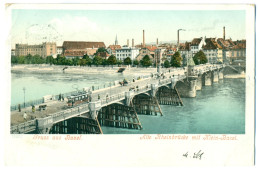 SEE CORNER, Gruss Aus Basel, Alte Rheinbrücke Mit Klein-Basel, Switzerland - Basel