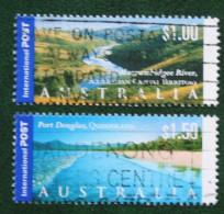 Foreign Stamp Landscapes Panoramas 2001 Mi 2062-2063 Yv 1962-1963 Used Gebruikt Oblitere Australia Australien  Australie - Gebraucht