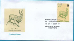 Pakistan : FDC.WWF International Day Of Markhor  " Limited Time Offer " - Pakistan