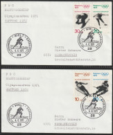 1971 Germany Winter Olympic Games In Sapporo: Ice Hockey FDC Set - Winter 1972: Sapporo