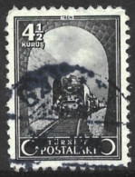Turkey 1943. Scott #902 (U) Train - Oblitérés
