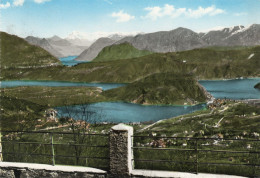 CARTOLINA ITALIA 1962 VARESE MARCHIROLO MONTI E LAGHI SVIZZERI VISTI DA S.PAOLO Italy Postcard ITALIEN Ansichtskarten - Varese