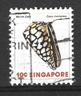 SINGAPOUR. N°264 Oblitéré De 1977. Coquillage. - Coquillages