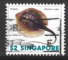 SINGAPOUR. N°272 Oblitéré De 1977. Raie. - Fishes