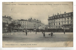 Valence (26) : Le Passage Du Tramway Devant La Station Des Voitures De Saint-Péray En 1909 PF.. - Valence
