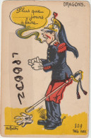 CPA - MILITARIA - FANTAISIE - DRAGONS - Plus Que ...jours à Faire  - Illustrateur Norwins - Vers 1910 - Regimente