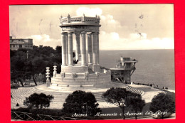 ITALIA - MARCHE - Ancona - Monumento Ai Caduti E Ascensori Delle Rupi - Cartolina Viaggiata Nel 1963 - Ancona