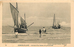 62 - Berck Sur Mer - Arrivée D'un Bateau De Promenade - Animée - CPA - Voir Scans Recto-Verso - Berck