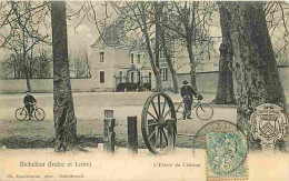 37 - Richelieu - L'entrée Du Château - Animée - CPA - Voir Scans Recto-Verso - Other & Unclassified