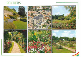 86 - Poitiers - Multivues - Jardins - Fleurs - CPM - Voir Scans Recto-Verso - Poitiers