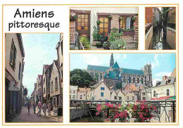 80 - Amiens - Multivues - Fleurs - CPM - Voir Scans Recto-Verso - Amiens