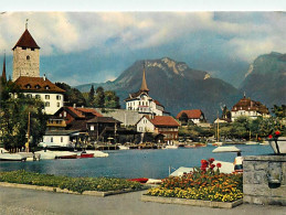 Suisse - BE Berne - Spiez - Spiez Am Thunersee - Spiez Au Lac De Thoune - CPM - Carte Neuve - Voir Scans Recto-Verso - Autres & Non Classés