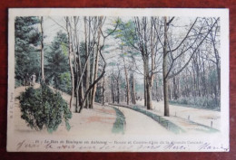 Cpa Paris ; Le Bois De Boulogne En Automne - Route Et Contre-allée De La Grande Cascade - Parcs, Jardins