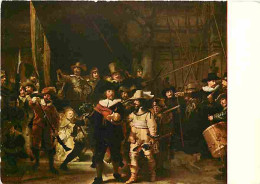 Art - Peinture - Rembrandt Van Rijn - La Ronde De Nuit - CPM - Voir Scans Recto-Verso - Pittura & Quadri