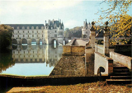 37 - Chenonceau - Le Château Se Reflétant Dans Le Cher - CPM - Voir Scans Recto-Verso - Chenonceaux