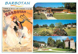 32 - Barbotan Les Thermes - Multivues - Fleurs - Vieille Affiche Publicitaire Boues De Barbotan - CPM - Voir Scans Recto - Barbotan