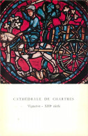 28 - Chartres - Intérieur De La Cathédrale Notre Dame - Vitraux Religieux - Vigneron - XIIIe Siècle - CPM - Voir Scans R - Chartres