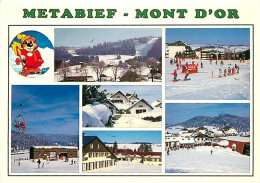 25 - Métabief - Mont D'Or - Multivues - Masquotte - Hiver - Neige - CPM - Voir Scans Recto-Verso - Otros & Sin Clasificación