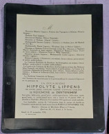 DOUAIRIÈRE HIPPOLYTE LIPPENS NÉE LOUISE DE KERKHOVE DE DENTERGHEM / MOERBEKE (WAES) 1930 - Obituary Notices