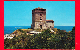 ITALIA - MARCHE - Portonovo  (Ancona) - Riviera Del Conero - Torre Di Guardia Medioevale - Cartolina Viaggiata Nel 1991 - Autres & Non Classés