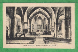 AUDE / ESPEZEL - INTERIEUR DE L'EGLISE  - Carte Vierge - Autres & Non Classés