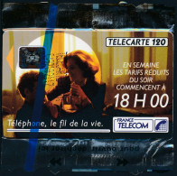 Télécartes France - Publiques N° Phonecote F208Aa - TARIFS 18H00 (120U - SC5 NSB) - 1991