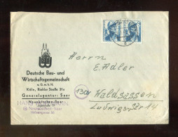 "SAARLAND" 1948, Mi. 247 MeF Auf Brief Mit Stegstempel "NEUNKIRCHEN" (A2190) - Cartas & Documentos