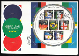 2006 Gibraltar FIFA World Cup In Germany FDC - 2006 – Allemagne