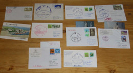 Japan Ca 1965-2012 Ship Letters From Science Ships 10 Covers - Collections, Lots & Séries