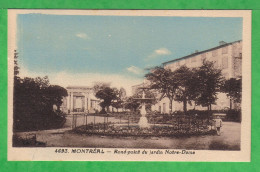 AUDE / MONTREAL -ROND PONT DU JARDIN NOTRE DAME - Carte Vierge - Other & Unclassified