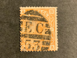 1876 Queen Victoria 8d Orange Used Wmk Spray (S 953) - Gebruikt