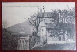 Cpa Environs De Grenoble : Château D'Uriage-les-Banis - Uriage