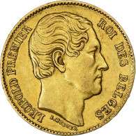 Belgique, Leopold I, 20 Francs, 20 Frank, 1865, Or, TTB+, KM:23 - 20 Francs (gold)