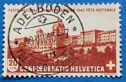 1943 Zu B 21 PRO PATRIA Obl. ADELBODEN 30.7.43 LUXE Voir Description - Used Stamps