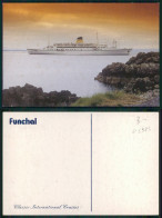 BARCOS SHIP BATEAU PAQUEBOT STEAMER [ BARCOS # 05385 ] - PAQUETE FUNCHAL - MADEIRA - Steamers