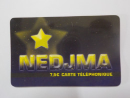 CARTE TELEPHONIQUE   "Nedjma"  7.5 Euros - Kaarten Voor De Telefooncel (herlaadbaar)