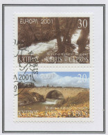 Chypre - Cyprus - Zypern 2001 Y&T N°984 à 985 - Michel N°976 à 977 (o) - EUROPA - Se Tenant - Oblitérés