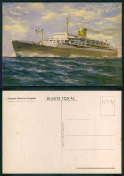 BARCOS SHIP BATEAU PAQUEBOT STEAMER [ BARCOS # 05392 ] - COMPANHIA COLONIAL DE NAVEGAÇÃO SANTA MARIA 11-1970 - Dampfer