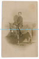 C000781 Boy On A Donkey. Postcard - Monde