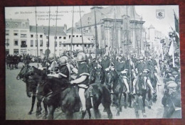 CPA Mechelen 1913 Praaltrein - Pijpers En Piekeniers - Malines