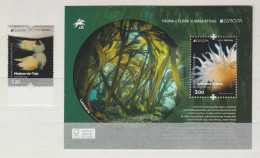 PORTUGAL  2024 EUROPA CEPT - UNDERWATER FAUNA And FLORA  Set Of 1 Stamp + S/S  MNH** - 2024