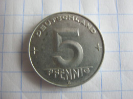 Germany DDR 5 Pfennig 1953 E - 5 Pfennig