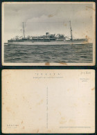 BARCOS SHIP BATEAU PAQUEBOT STEAMER [ BARCOS # 05400 ] - ITALIA SOCIETA NAVIGAZIONE ORAZIO - Dampfer