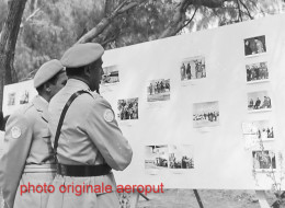 Le Commandant Des Forces De L'UNEF I Dans Le Sinaï, Le Lieutenant-général Gyani, Visite Le QG Du Yougoslave, Égypte - Krieg, Militär