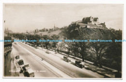 C000389 Edinburgh. Castle And Mound. Vehicles. RP. Photochrom - Monde