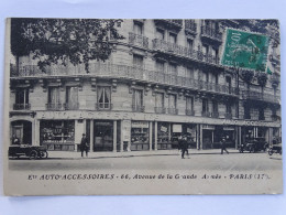 CPA 75017 PARIS - Ets Auto Accessoires - 66 Avenue De La Grande Armée - Arrondissement: 17