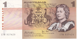 BILLETE DE AUSTRALIA DE 1 DOLLAR DEL AÑO 1979 SIN CIRCULAR (UNC) (BANKNOTE) - 1974-94 Australia Reserve Bank (paper Notes)