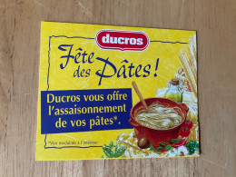 Publicité DUCROS Fête Des Pâtes - Publicités