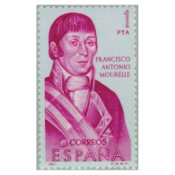 C2665# España 1967 [SLL] 1 Pts. Francisco Antonio Mourelle (MNH) - Neufs