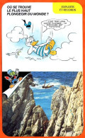 Disney Humour Plus Haut Plongeoir Monde Acapulco  Fiche Illustrée Documentée Exploits Et Records - Other & Unclassified